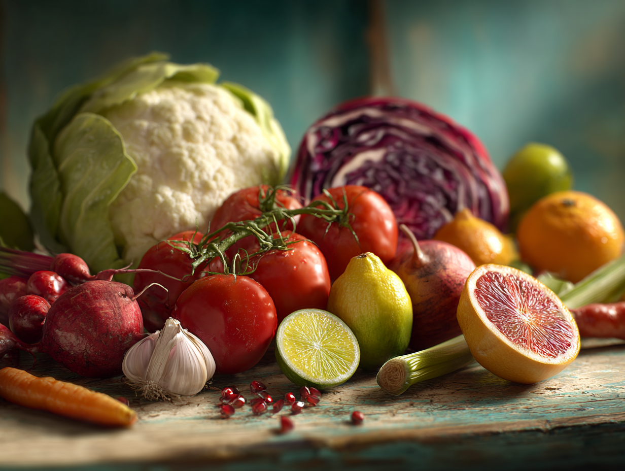 Friss zöldségek és gyümölcsök